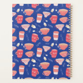 ヴィンテージティーカップピーチパターン プランナー手帳 (裏面)