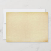 ヴィンテージティーカップ誕生日ティーパーティの招待状 招待状 (裏面)