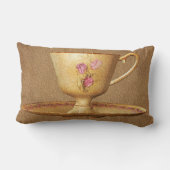 ヴィンテージティーカップ ランバークッション (裏面)