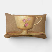 ヴィンテージティーカップ ランバークッション (正面)