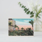 ヴィンテージティーガーデンアットブレーカーズパームビーチはがき ポストカード (スタンド正面)