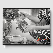 ヴィンテージティーゲストブック