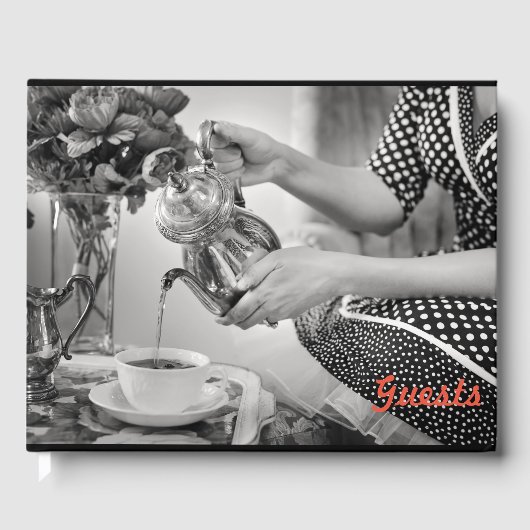 ヴィンテージティーゲストブック ゲストブック (正面)