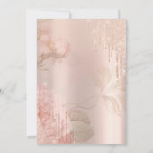 ヴィンテージティーセットフローラ退職 招待状 (裏面)