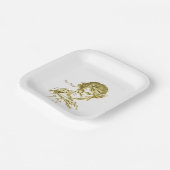 ヴィンテージティータイムナプキンス ペーパープレート (傾斜あり)