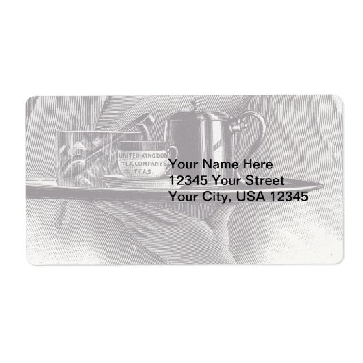 ヴィンテージティートレイ ラベル (正面)