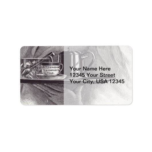 ヴィンテージティートレイ ラベル (正面)