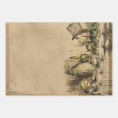 ヴィンテージティーパーティーアリスinワンダーランド ラッピングペーパーシート (正面)