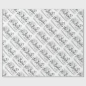 ヴィンテージティーパーティーアリスinワンダーランド ラッピングペーパー (フラット)