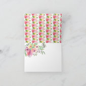 ヴィンテージティーパーティーシャワーありがとうご注意 サンキューカード (内部)