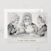 ヴィンテージティーパーティーフレンズ、応援 ポストカード (正面/裏面)