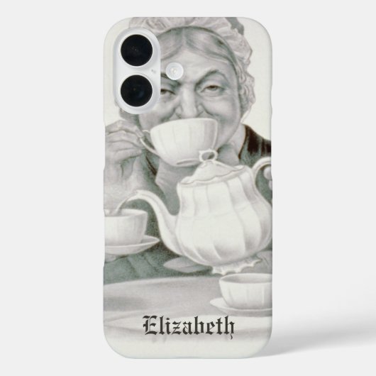 ヴィンテージティーパーティーフレンズ、応援 Case-Mate iPhoneケース (裏面)