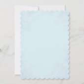 ヴィンテージティーパーティーブライダルシャワーアクア 招待状 (裏面)