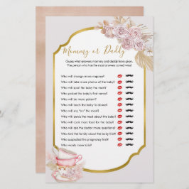 ヴィンテージティーパーティーママまたはダディーゲーム