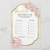 ヴィンテージティーパーティー親ゲームは何歳だった (正面)