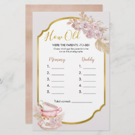 ヴィンテージティーパーティー親ゲームは何歳だった