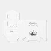 ヴィンテージティーポットカスタム結婚式の好意抱き枕 フェイバーボックス (折り畳みなし)