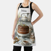 ヴィンテージティーポットティータイム&ケーキ エプロン (インサイチュ)