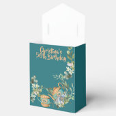 ヴィンテージティーポットフローラアフタヌーンティーバースデーパーティー フェイバーボックス (オープン)