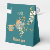 ヴィンテージティーポットフローラアフタヌーンティーバースデーパーティー フェイバーボックス (裏面サイド)