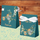 ヴィンテージティーポットフローラアフタヌーンティーバースデーパーティー フェイバーボックス