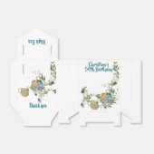 ヴィンテージティーポットフローラアフタヌーンティーバースデーパーティー フェイバーボックス (折り畳みなし)