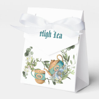 ヴィンテージティーポットフローラアフタヌーンティーバースデーパーティー フェイバーボックス