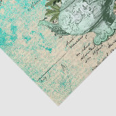 ヴィンテージティーポット&エフェメラコラージュ 薄葉紙 (詳細)