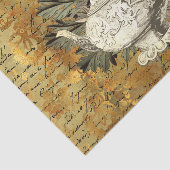 ヴィンテージティーポット&ゴールデンエフエメラコラージュ 薄葉紙 (詳細)