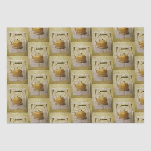 ヴィンテージティーポット 薄葉紙 (正面)