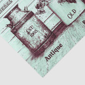 ヴィンテージティール(緑がかった色)グリーン素朴エフエマジャグス 薄葉紙 (詳細)