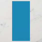 ヴィンテージティール(緑がかった色)ブルー独身のシーシェ結婚ル メニュー (裏面)