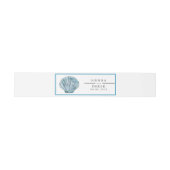 ヴィンテージティール（緑がかった色）ブルー独身のシーシェ結婚ル 招待状ベリーバンド (フラット)