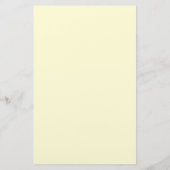 ヴィンテージティール（緑がかった色）孔雀の羽のヘッダーと名前 便箋 (裏面)