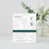 ヴィンテージティール（緑がかった色）金ゴールド結婚ズ (スタンド正面)