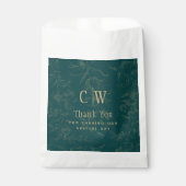 ヴィンテージティール(緑がかった色)金ゴールド結婚ズ フェイバーバッグ (正面)