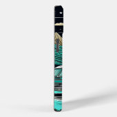 ヴィンテージティール（緑がかった色）RVカンパーインザマウンテンズ Case-Mate iPhoneケース (裏面 / 右)