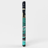 ヴィンテージティール(緑がかった色)RVカンパーインザマウンテンズ Case-Mate iPhoneケース (裏面/右)