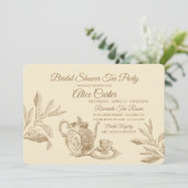 ヴィンテージティー招待状 招待状 (スタンド正面)