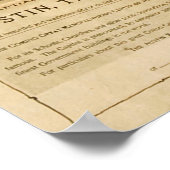 ヴィンテージテキサス州オースティンの地図(1890) ポスター (角)