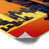 ヴィンテージテキサス州カウボーイポスター ポスター (角)