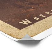 ヴィンテージテキサス州カウボーイポスター ポスター (角)