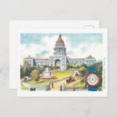 ヴィンテージテキサス州キャピトル封印葉書 ポストカード (正面/裏面)