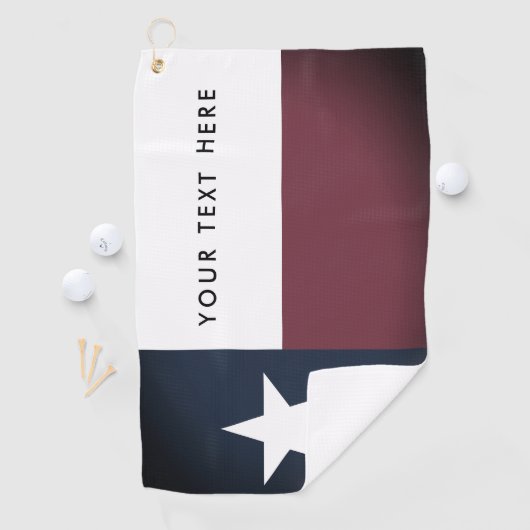 ヴィンテージテキサス州国旗ゴルフカスタムギフト ゴルフタオル (インサイチュ)