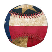 ヴィンテージテキサス州国旗 野球ボール (正面)