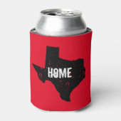 ヴィンテージテキサス州州シルエットビール缶ホルダー 缶クーラー (缶正面)