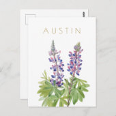 ヴィンテージテキサス州花旅行ミッドセンチュリーハガキ ポストカード (正面/裏面)