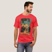 ヴィンテージテキサス州 – アラモメンズTシャツ Tシャツ (正面フル)
