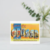 ヴィンテージテキサス州・オデッサからの挨拶 ポストカード (スタンド正面)