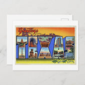 ヴィンテージテキサス州 ポストカード (正面/裏面)